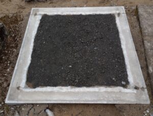 墓じまいされ更地になった墓地